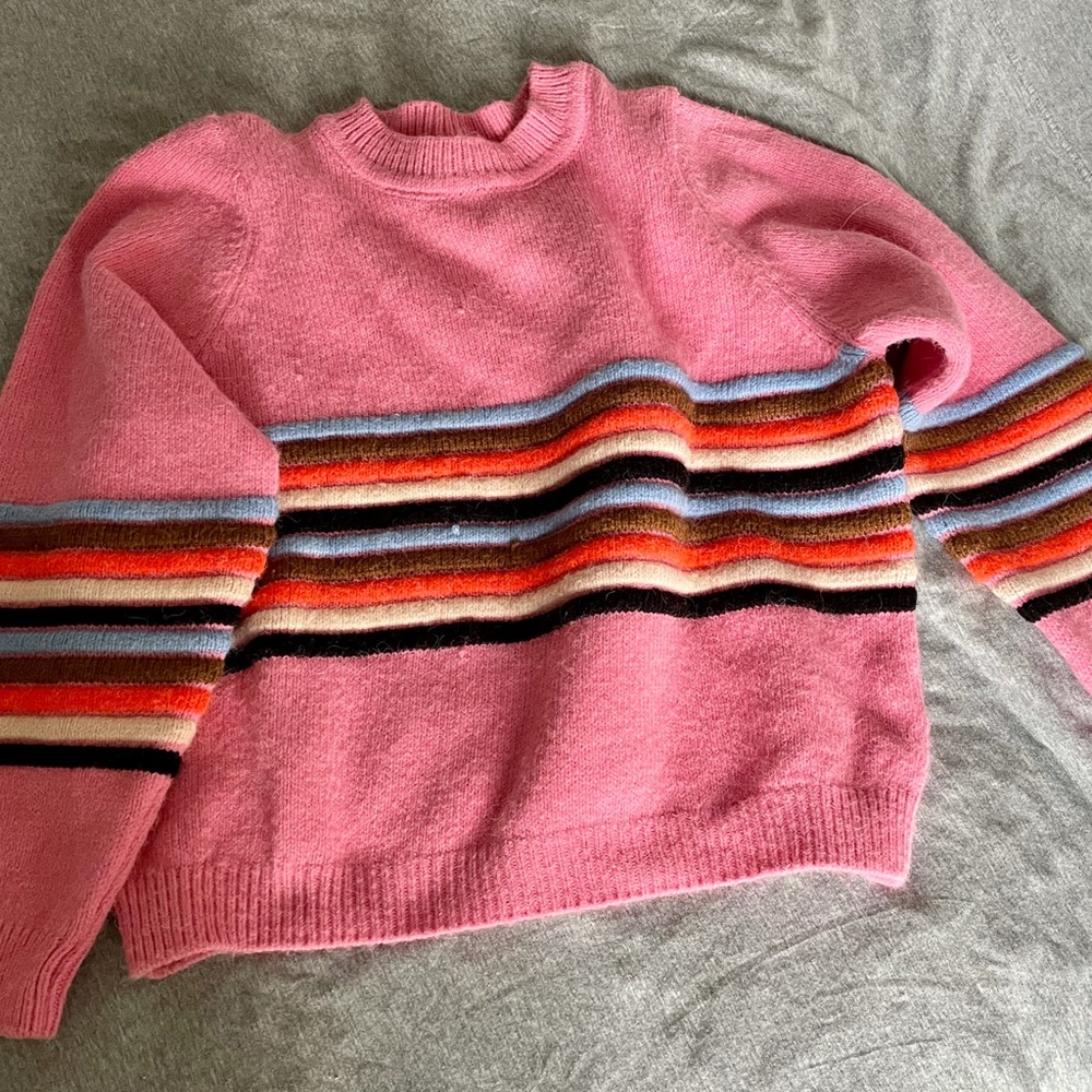 ASOS Ripple Stitch Stripe Sweater - Picture 5 of 7